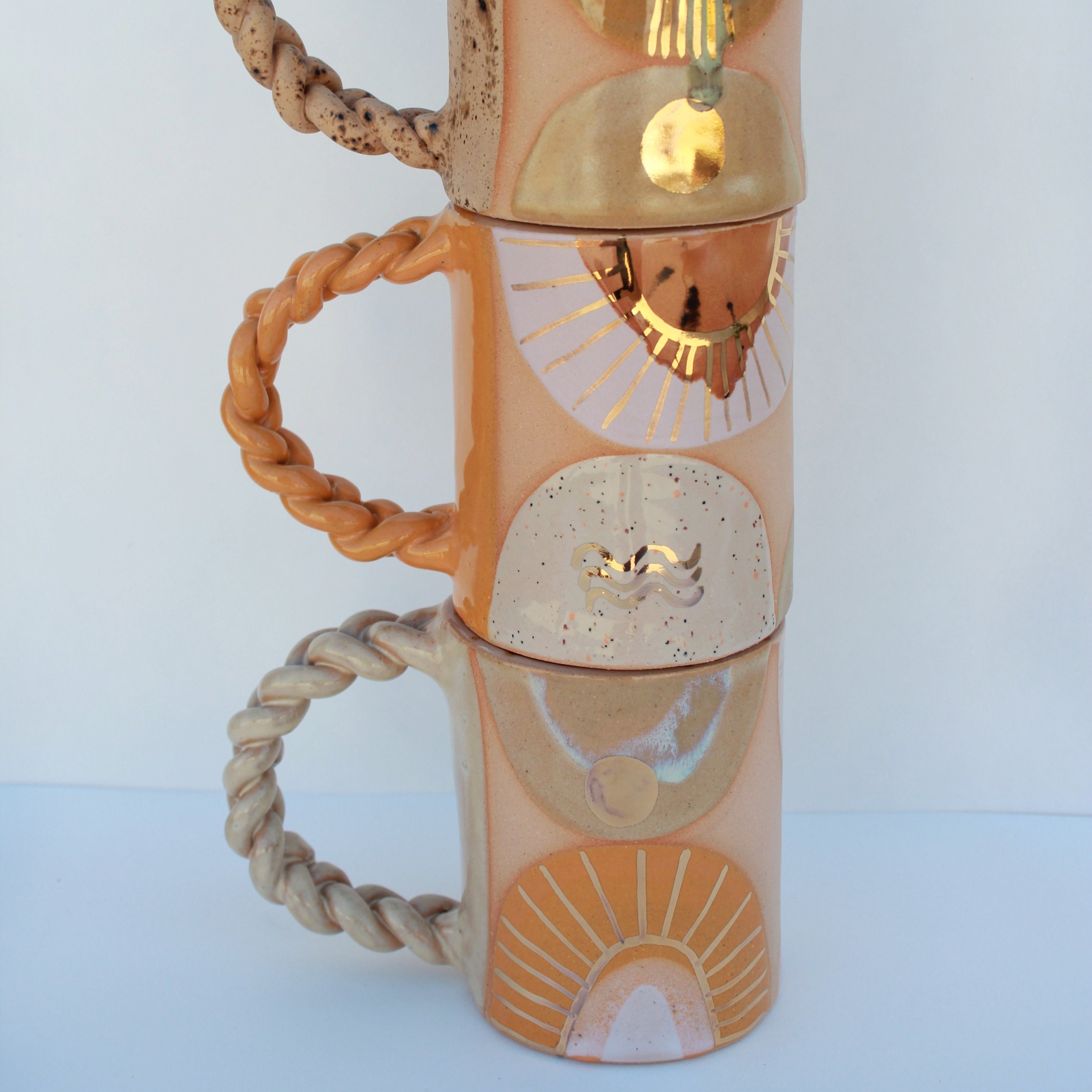 Ceramic Braided Mug